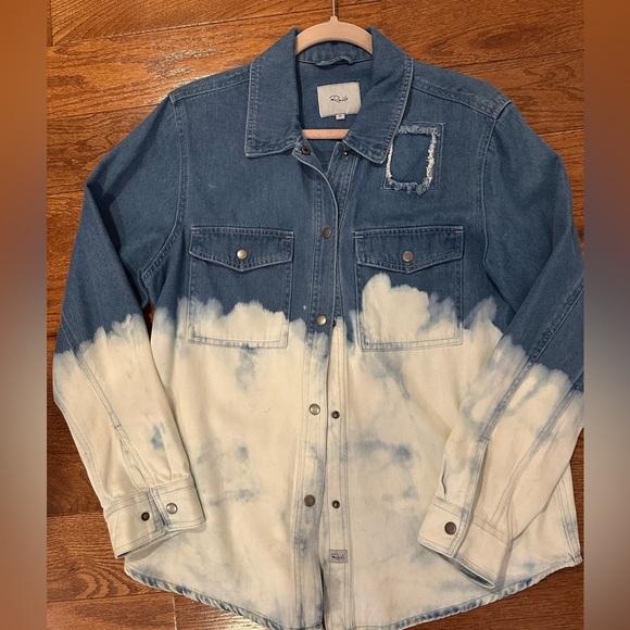 Rails Turner Bleached Shacket - Picture 1 of 3